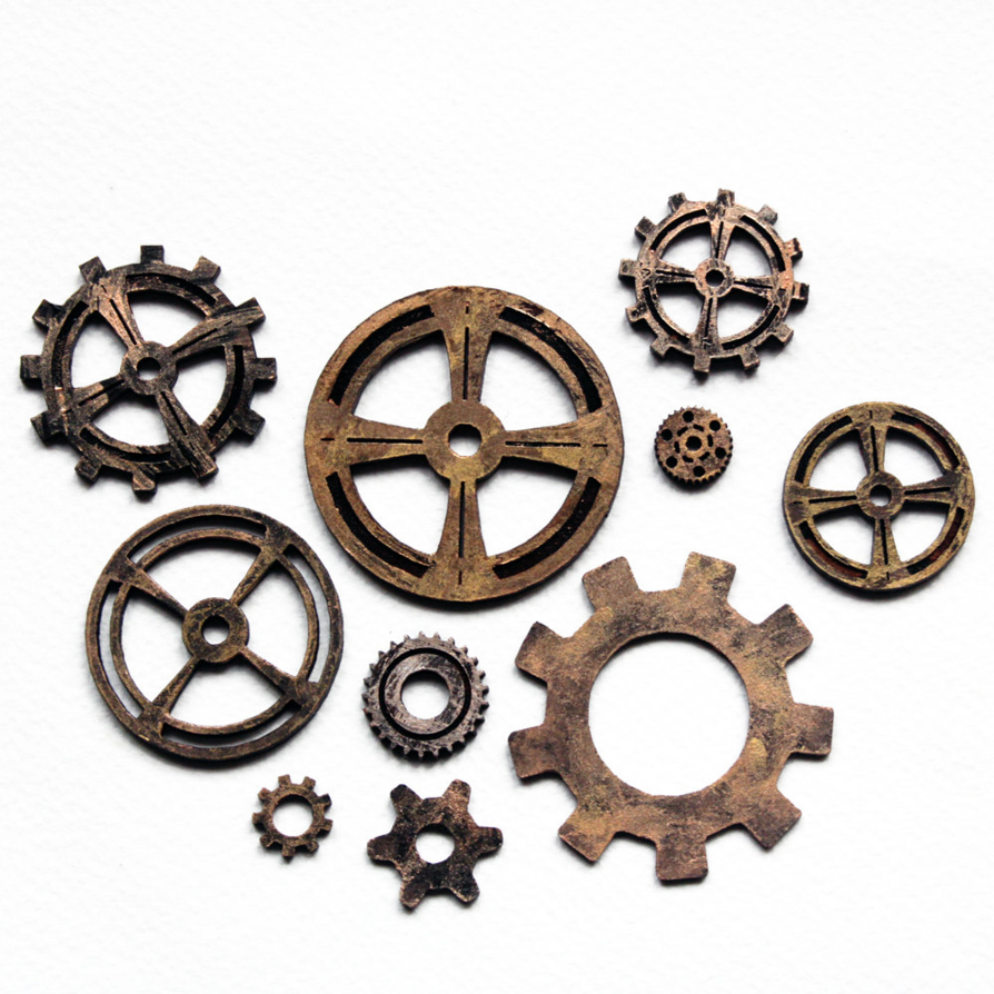 Steampunk Cogs And Gears By Roguevincent Hdpng.com  - Cogs Gears, Transparent background PNG HD thumbnail