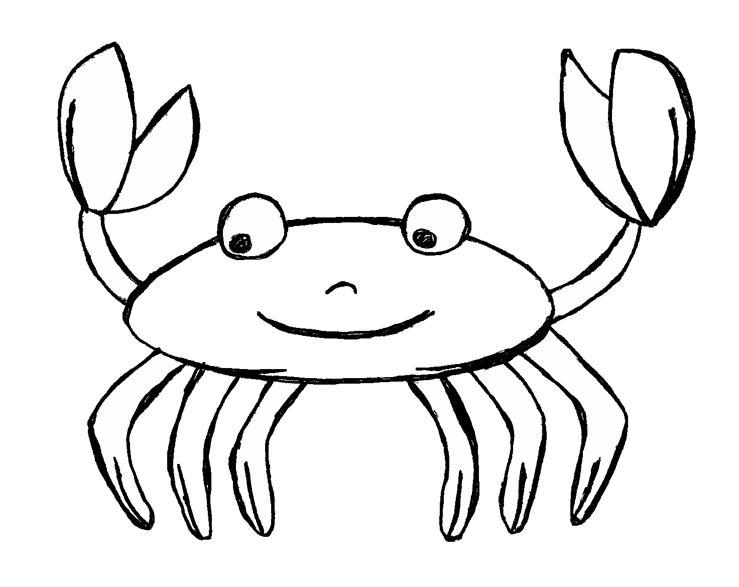 Png Crab Black And White - Crab Clipart Black And White Free Images, Transparent background PNG HD thumbnail
