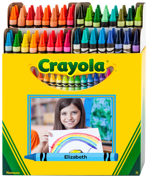 Customized 64 Crayon Box - Crayon Box, Transparent background PNG HD thumbnail