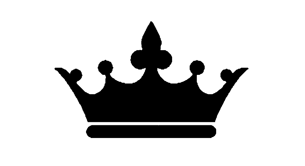 Black and white crown, Simple