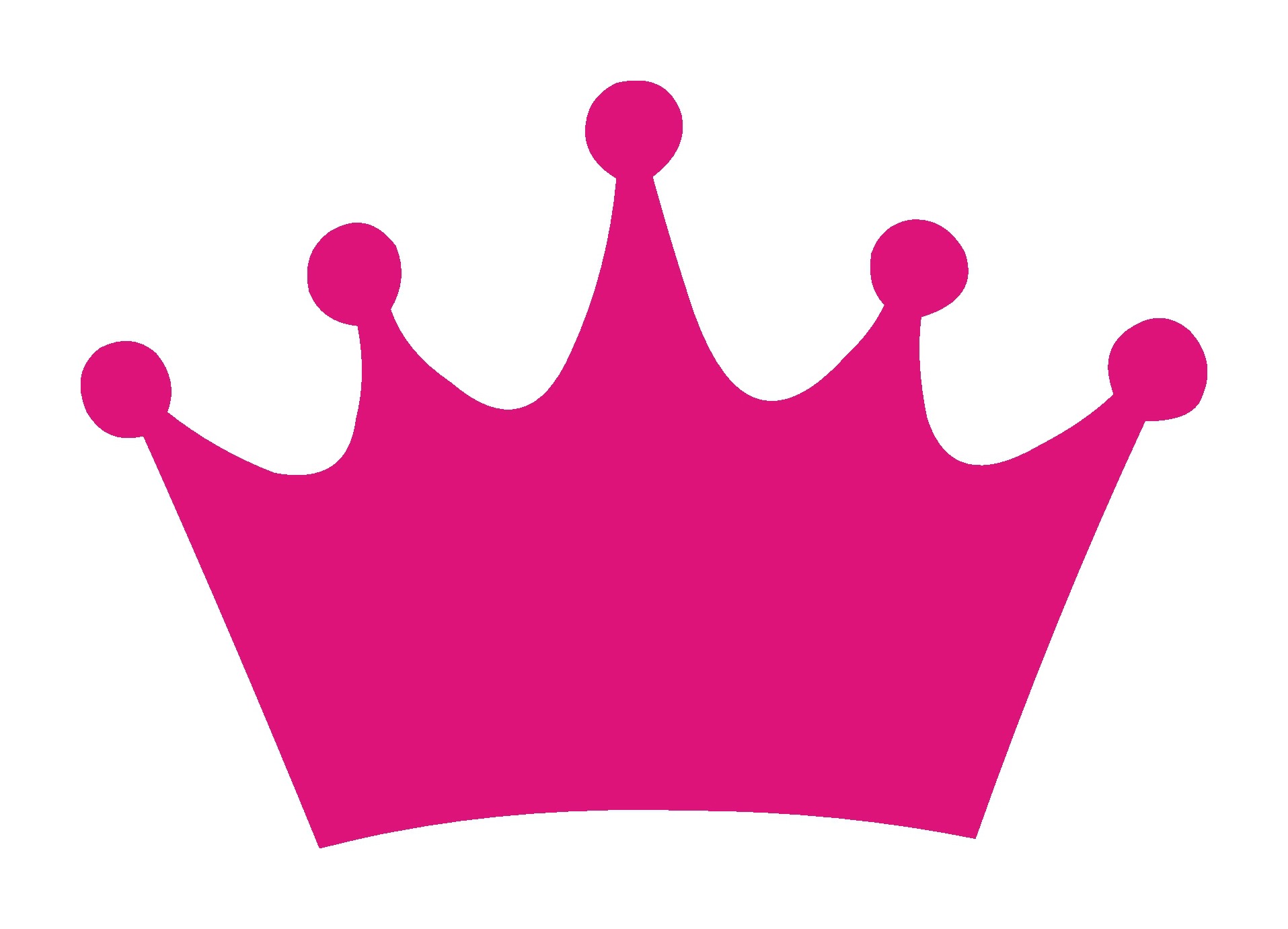 cartoon princess crown vector