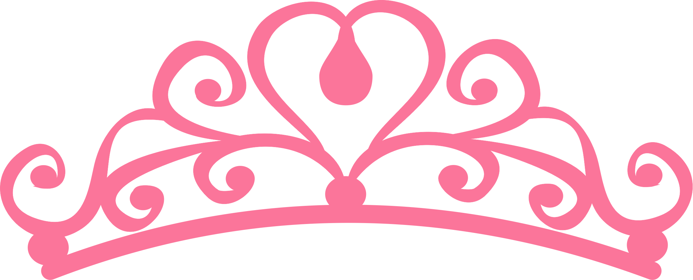 Creative Designs Tiara Clip Art Cute Coloring Pages Heart Clipart Clipartuse Images For Tattoos Transparent Background - Crown Princess, Transparent background PNG HD thumbnail