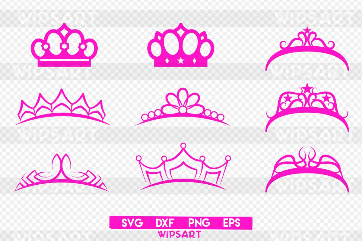 Crown Svg, Crown Princess Svg, Crown Clipart, Crown Silhouette Svg, - Crown Princess, Transparent background PNG HD thumbnail