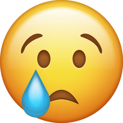Crying Iphone Emoji Jpg - Crying, Transparent background PNG HD thumbnail