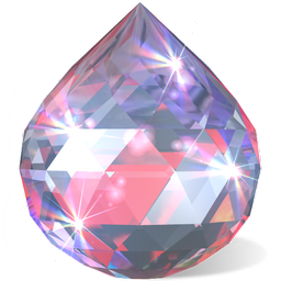 128X128 Px, Swarovski Crystal Icon 256X256 Png - Crystal, Transparent background PNG HD thumbnail