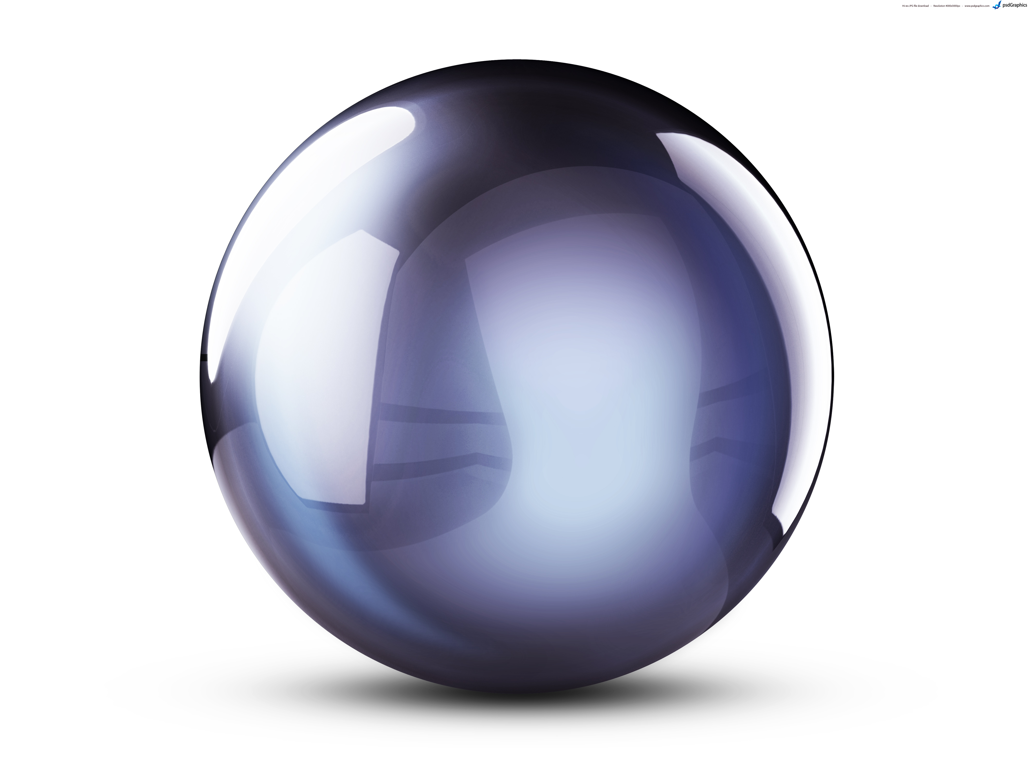 Dark Crystal Ball. Dark Sphere - Crystal Ball, Transparent background PNG HD thumbnail