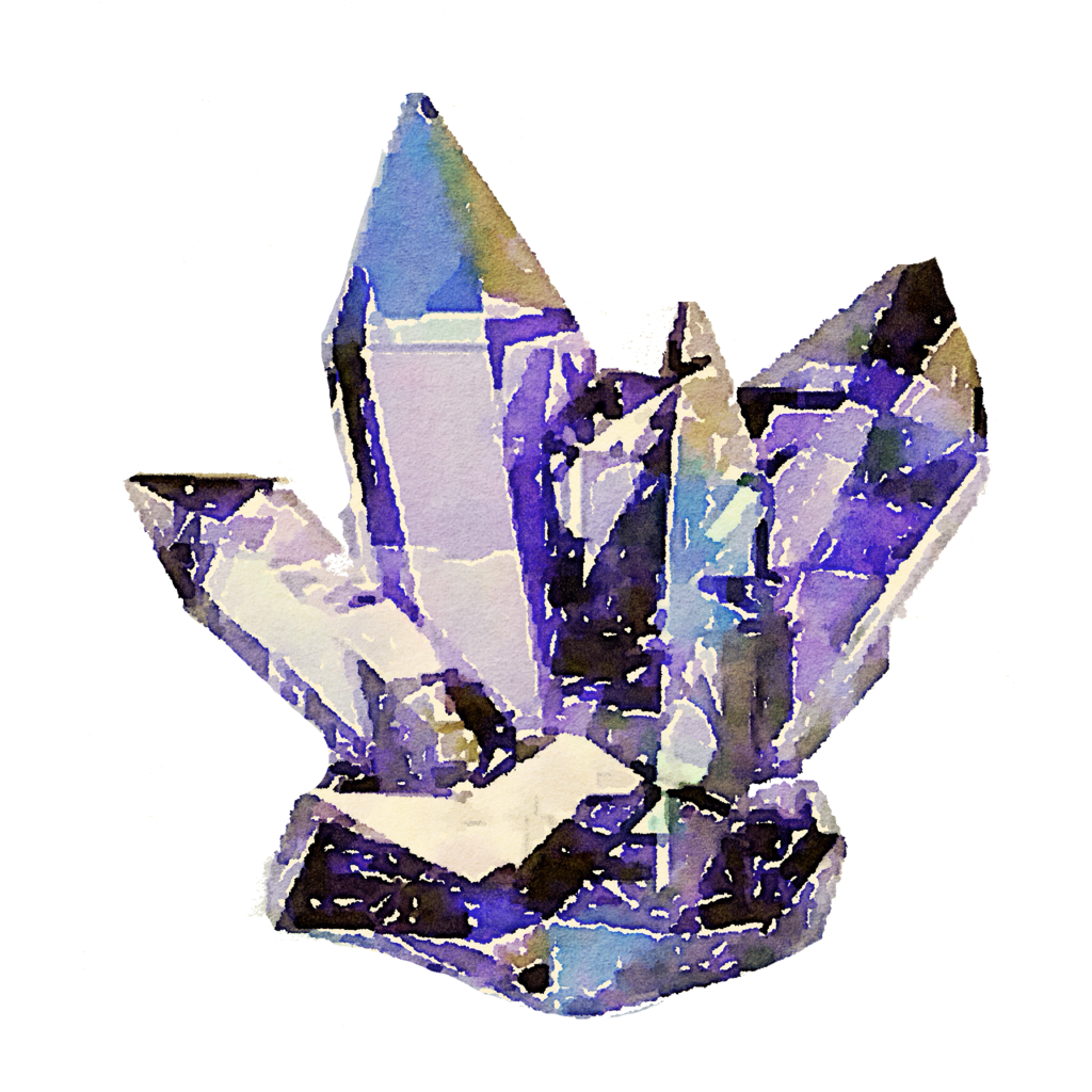 . Hdpng.com Free Cyrstals Crystal Watercolor Png By Anjelakbm - Crystal, Transparent background PNG HD thumbnail