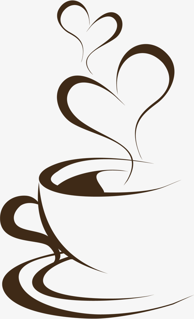 Hand Painted Brown Coffee Cup, Hand, Brown, Coffee Cup Png Image - Cup Black And White, Transparent background PNG HD thumbnail