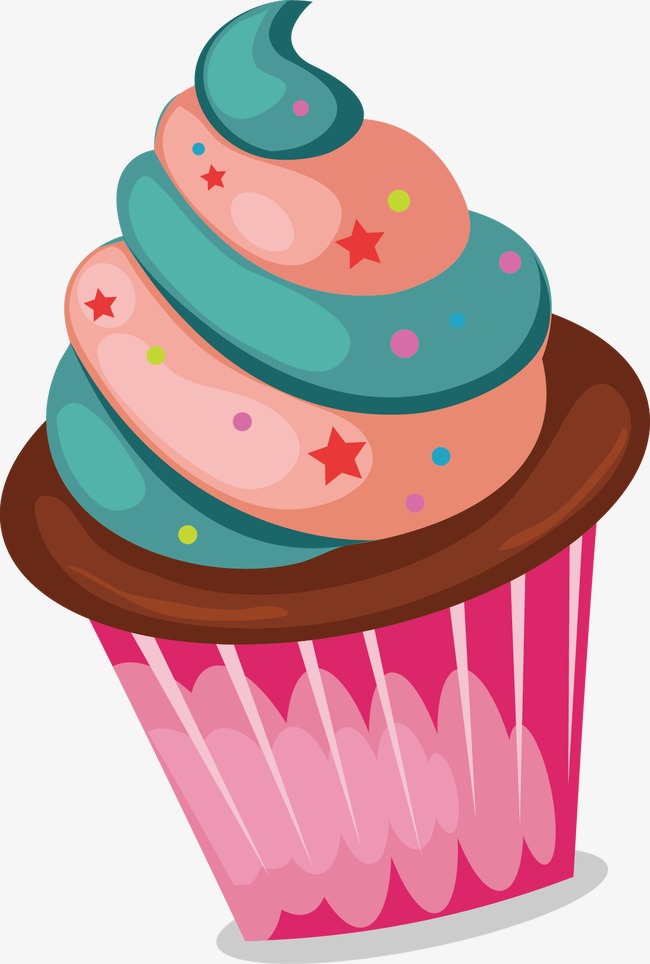Colored Cupcakes, Cake, Bakery Free Png And Vector - Cupcakes Pictures, Transparent background PNG HD thumbnail