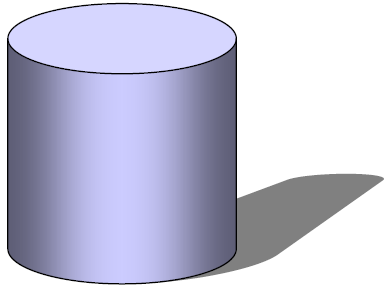 What is the area of cylinder 