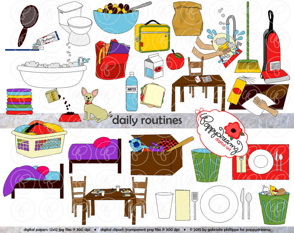 Daily Activities Iconset Cont