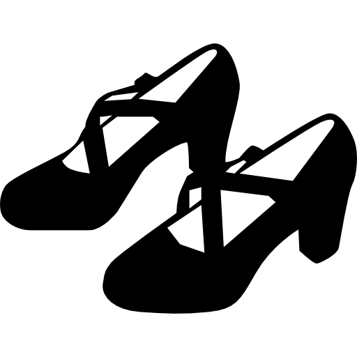 Tool, Black, Flamenco Icons, Female, Shoes, Tools, Dancing, Shoe, Dance, Tools And Utensils Icon - Dance Shoes, Transparent background PNG HD thumbnail