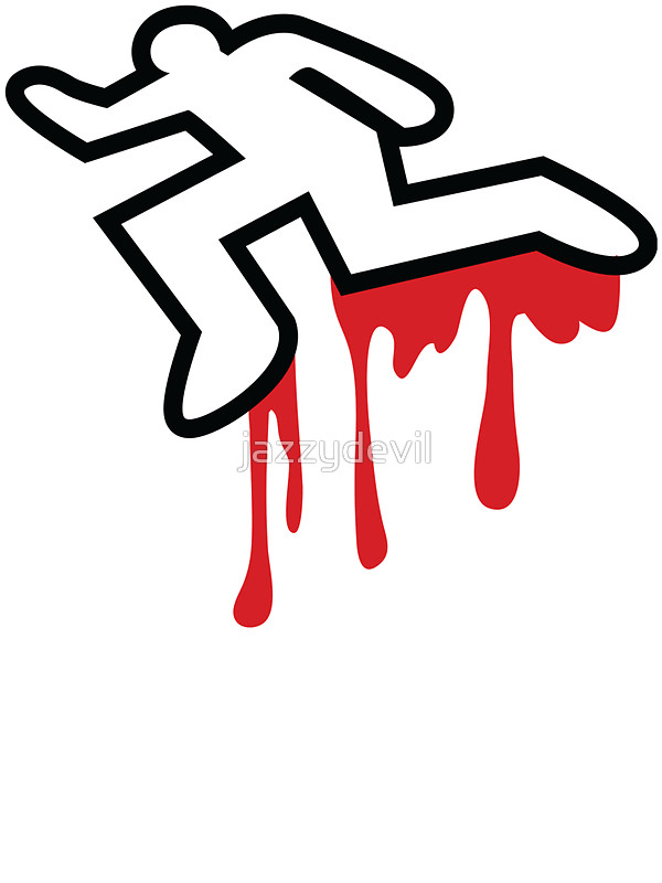 Murder Outline Coroner Outline Dead Person By Jazzydevil - Dead Person, Transparent background PNG HD thumbnail