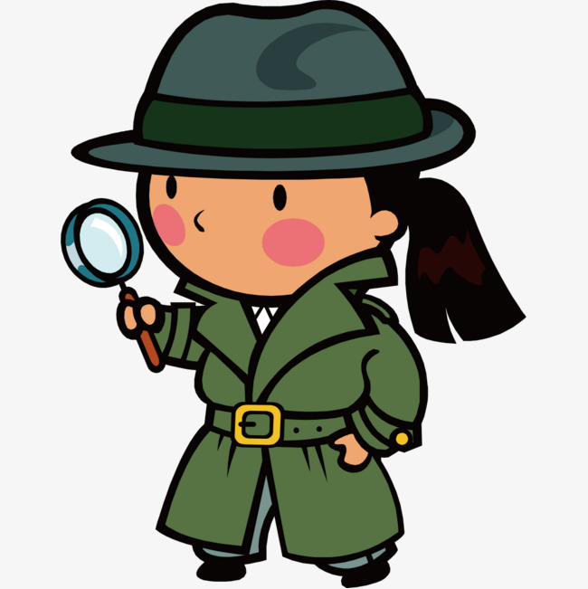 Png Detective Cartoon - Detective Graphic Characters, Detective, Graph Png Image And Clipart, Transparent background PNG HD thumbnail