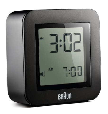 Braun   Digital Travel Alarm Clock Bn C018   Promotional Clock - Digital Alarm Clock, Transparent background PNG HD thumbnail