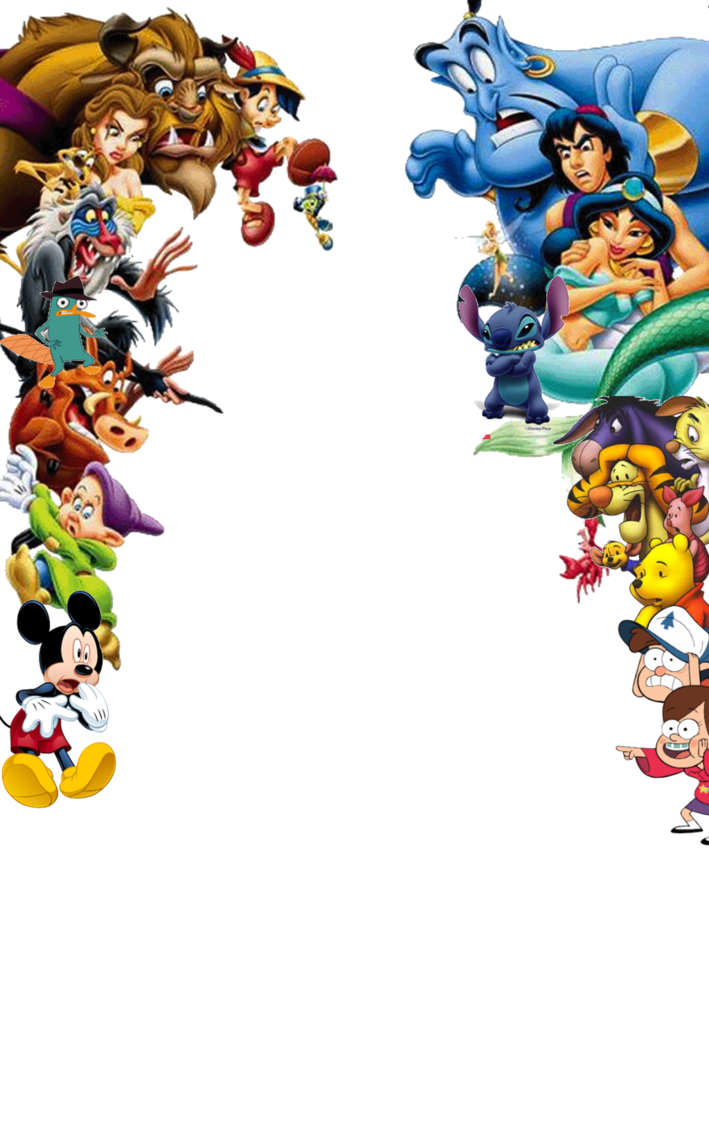 Disney Characters Shocked By Edogg8181804 D6Rutem.png - Disney Characters, Transparent background PNG HD thumbnail