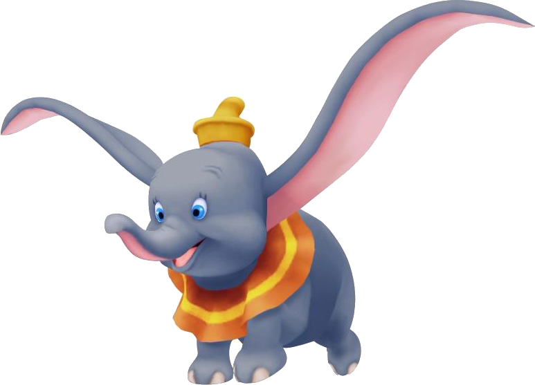 Dumbo Kh.png - Disney Characters, Transparent background PNG HD thumbnail
