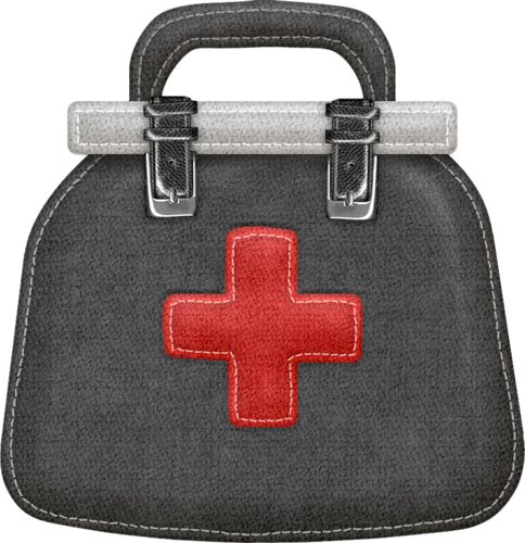 Pin Treatment Clipart Doctor Bag #7 - Doctor Bag, Transparent background PNG HD thumbnail