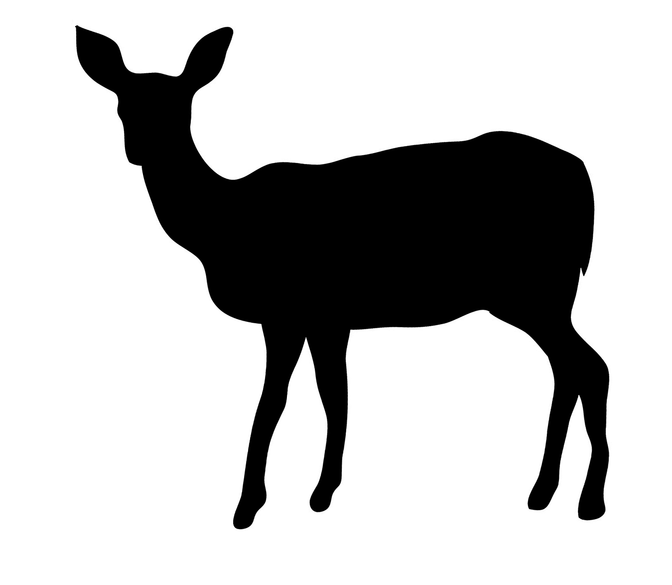 Deer silhouette 55