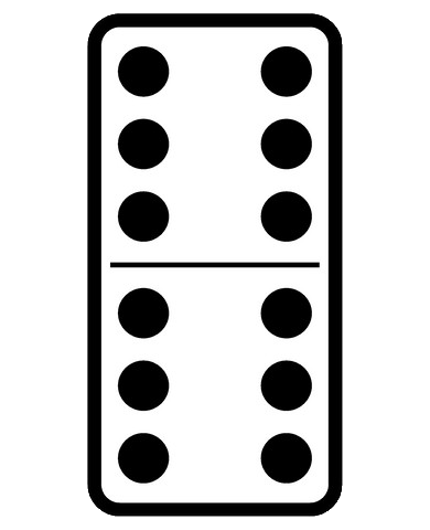 Domino.png - Domino, Transparent background PNG HD thumbnail
