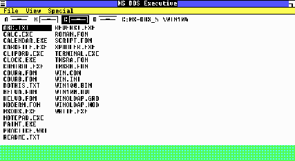 File:ms Dos Executive, Windows 1.04.png - Dos, Transparent background PNG HD thumbnail