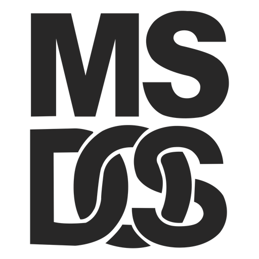 Logo Ms Dos Png - Dos, Transparent background PNG HD thumbnail