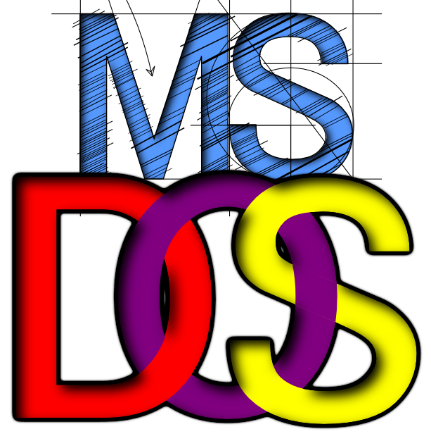 Ms Dos Logo By Captjc Hdpng.com  - Dos, Transparent background PNG HD thumbnail
