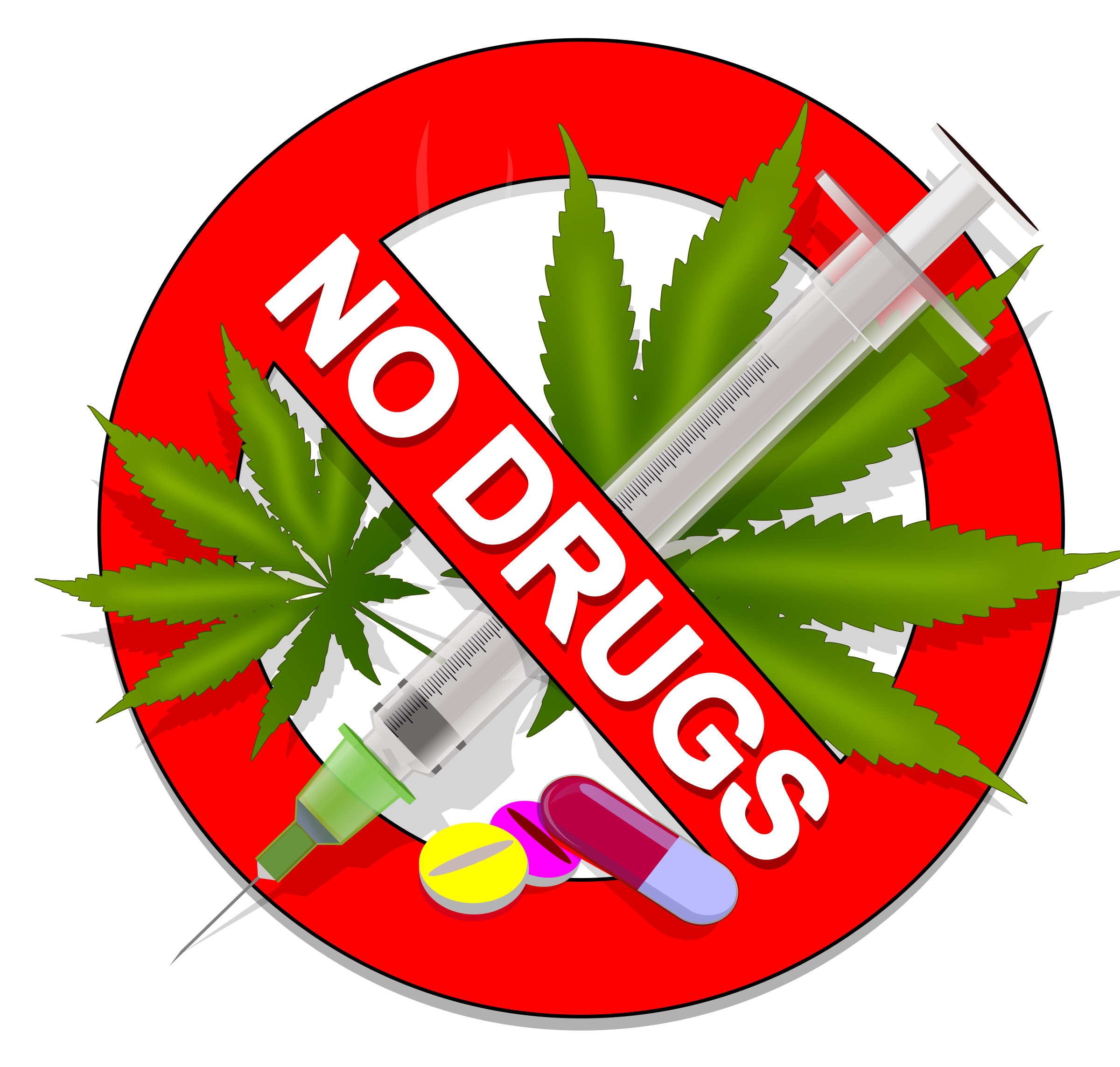 This Free Icons Png Design Of No Drugs: Weed, Speed Or Pills! - Drugs, Transparent background PNG HD thumbnail