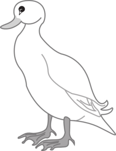 Free Clipart Of A Duck #00017