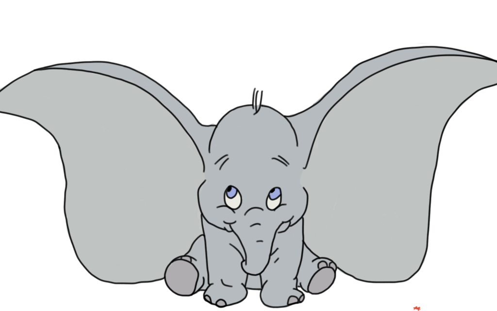Quick Dumbo Drawing By Megalomaniacaly Hdpng.com  - Dumbo Elephant, Transparent background PNG HD thumbnail