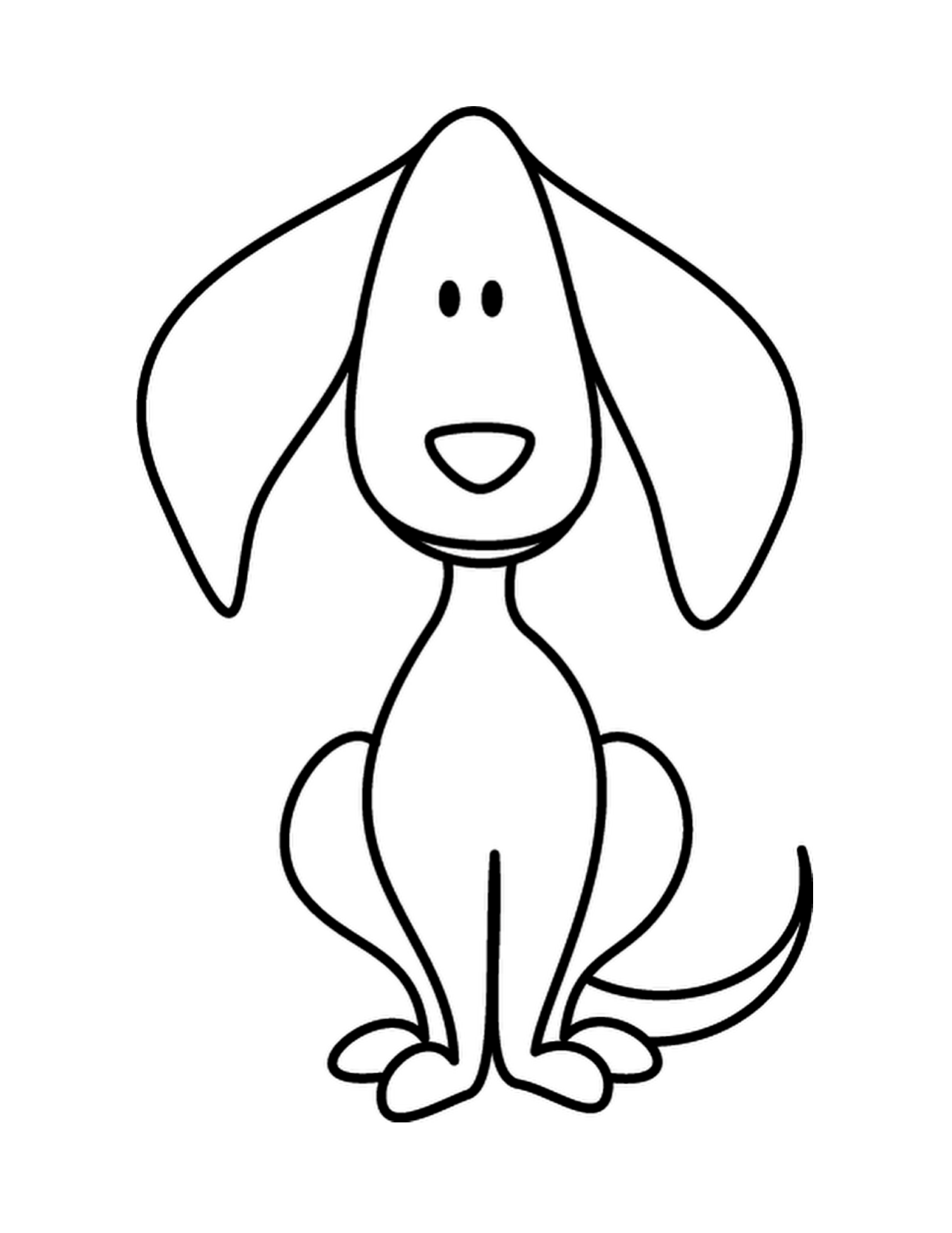 1275X1650 Easy To Draw Dog Clipart - Easy To Draw, Transparent background PNG HD thumbnail