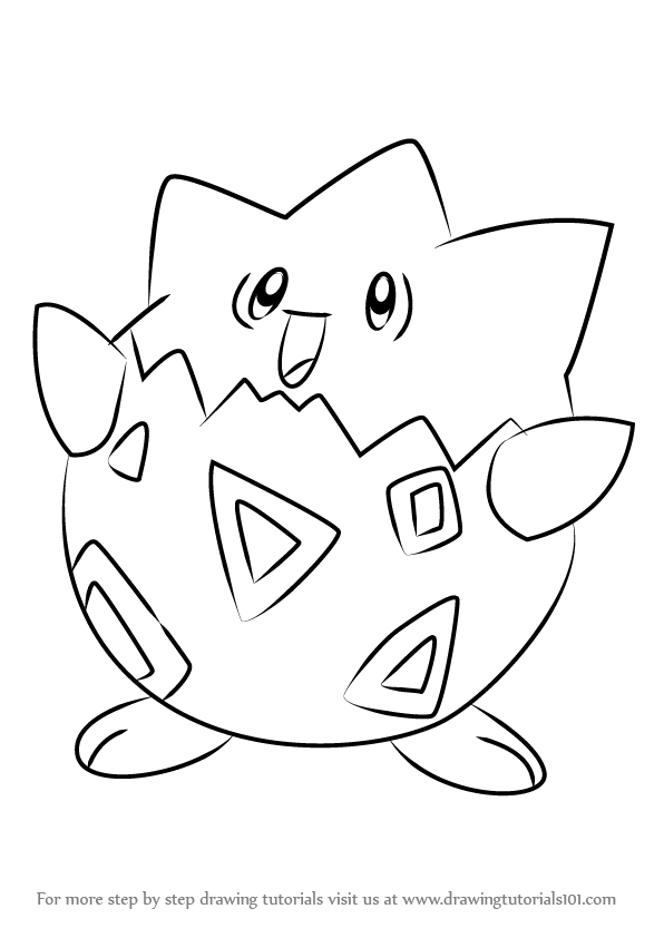 How To Draw Togepi From Pokemon - Easy To Draw, Transparent background PNG HD thumbnail
