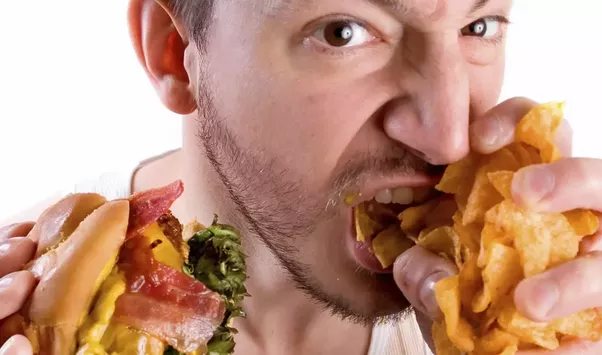 Calorie Density: Junk Foods Are Designed To Convince Your Brain That It Is Getting Nutrition, But To Not Fill You Up. Receptors In Your Mouth And Stomach Hdpng.com  - Eating Food, Transparent background PNG HD thumbnail