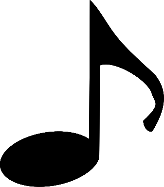 Isolated eight note png