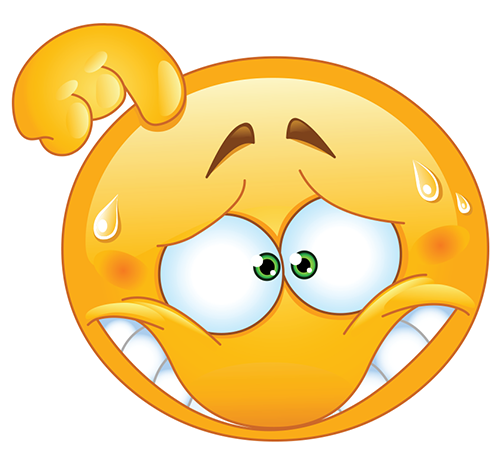 Embarrassed Smiley - Embarrassed, Transparent background PNG HD thumbnail