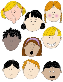 Kids In Action: Faces 2 Clip Art 18 Free Pngs To Show Feelings And Emotions - Emotions Faces, Transparent background PNG HD thumbnail