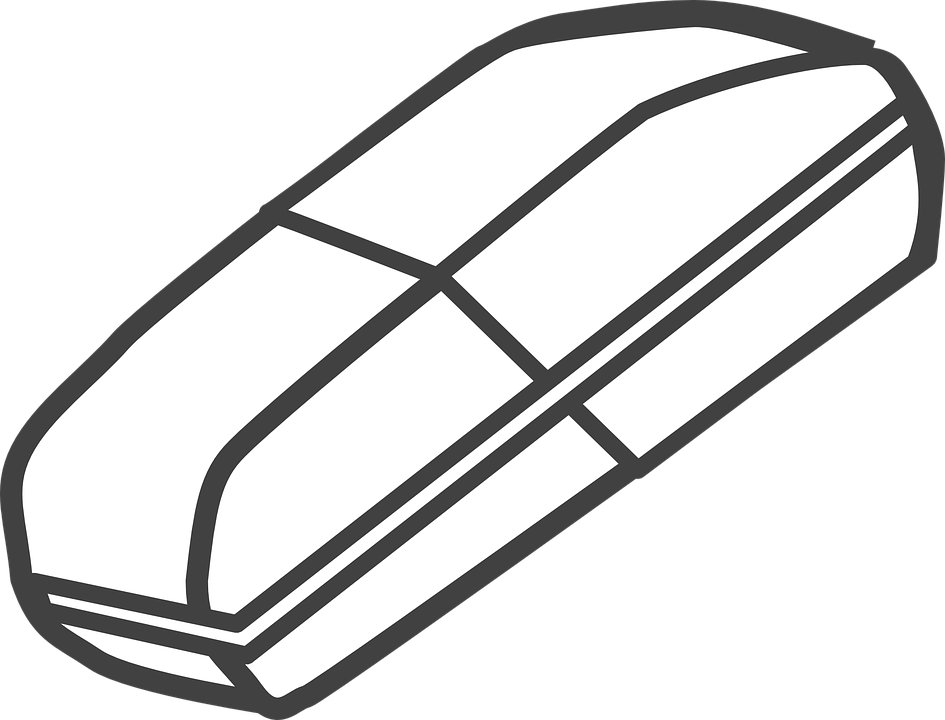 Eraser, Office, Equipment, Delete, White - Eraser Black And White, Transparent background PNG HD thumbnail