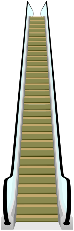 Escalator 1 - Escalator, Transparent background PNG HD thumbnail