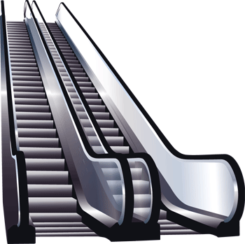 Escalator - Escalator, Transparent background PNG HD thumbnail