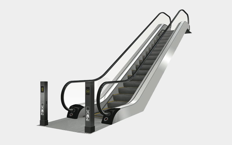 Slim Type Escalator - Escalator, Transparent background PNG HD thumbnail