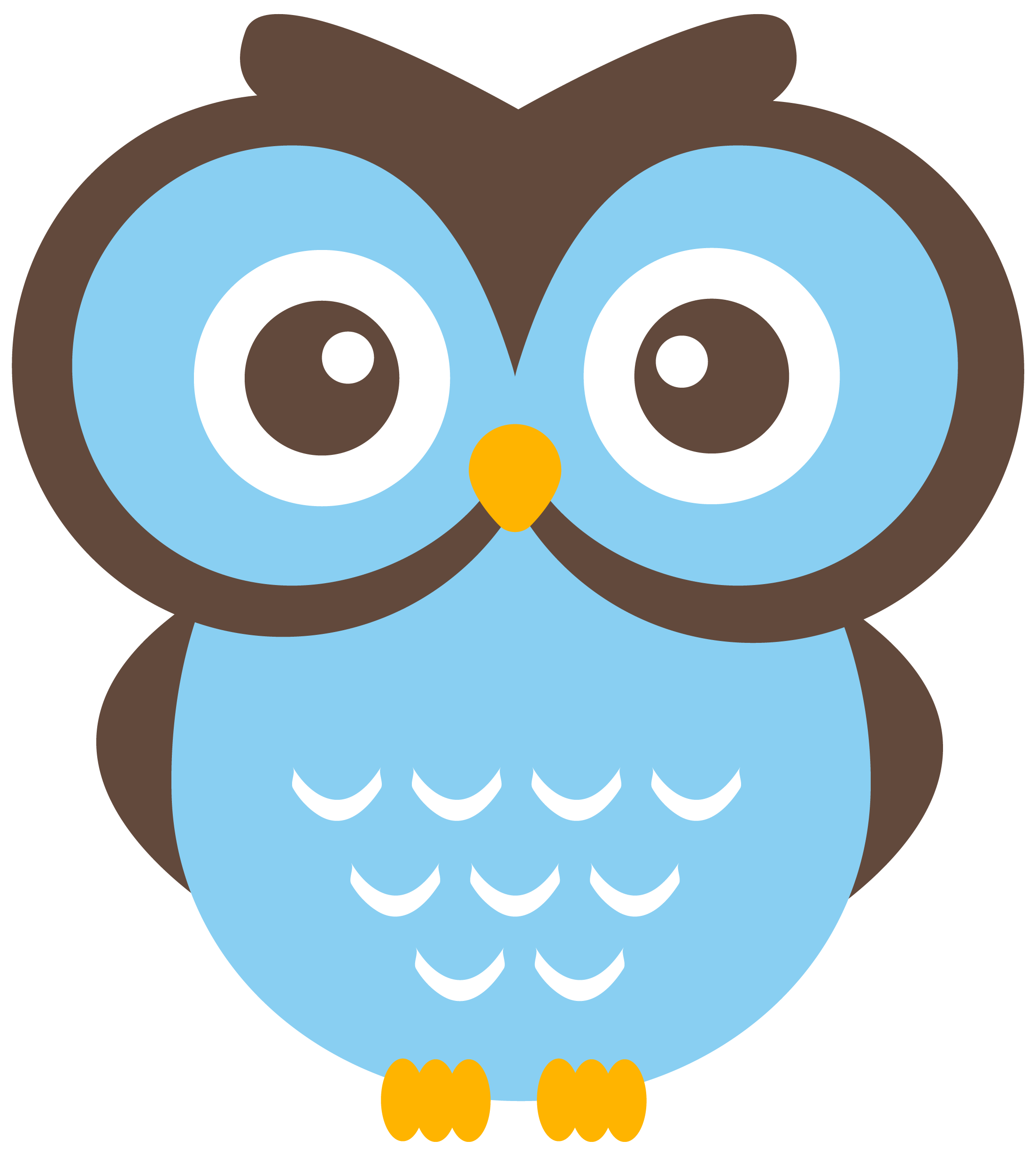 Owls On Owl Clip Art Owl And Cartoon Owls Image #5 - Eule Blau, Transparent background PNG HD thumbnail
