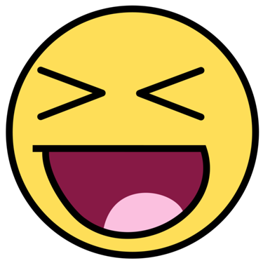 File:375Px Happy Smiley Face.png - Excited Face, Transparent background PNG HD thumbnail