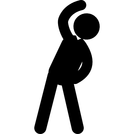 Solid Fitness Human Pictogram