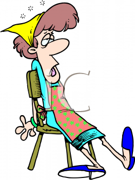 Exhausted Person Clipart