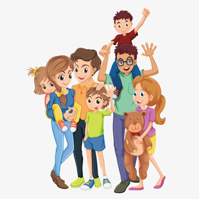 Vector Family, Extended Family, Child, Parents Png And Vector - Extended Family, Transparent background PNG HD thumbnail