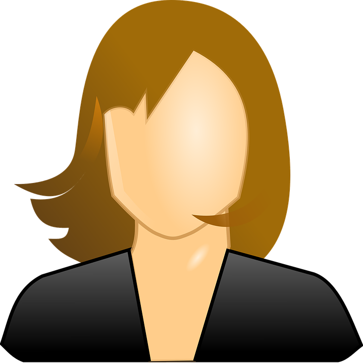 Bayan Öğretmen Profil Kafa Kadın - Face Profile, Transparent background PNG HD thumbnail