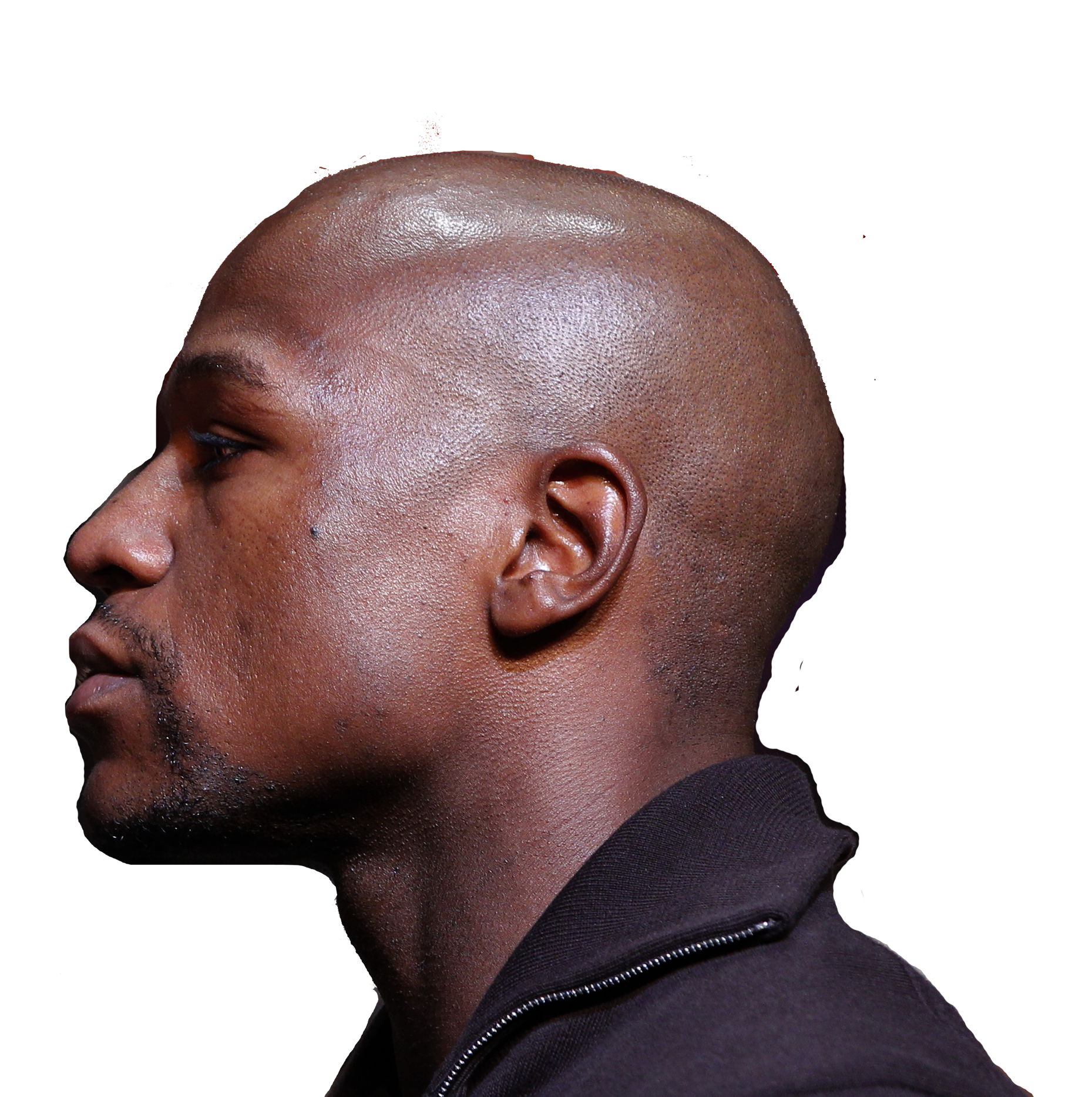 Floyd Mayweather Jr. - Face Profile, Transparent background PNG HD thumbnail