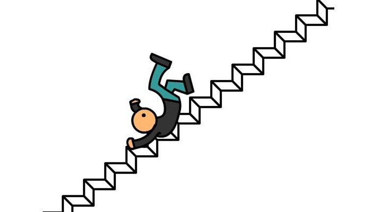 Fall Down Stairs - Fall Down, Transparent background PNG HD thumbnail