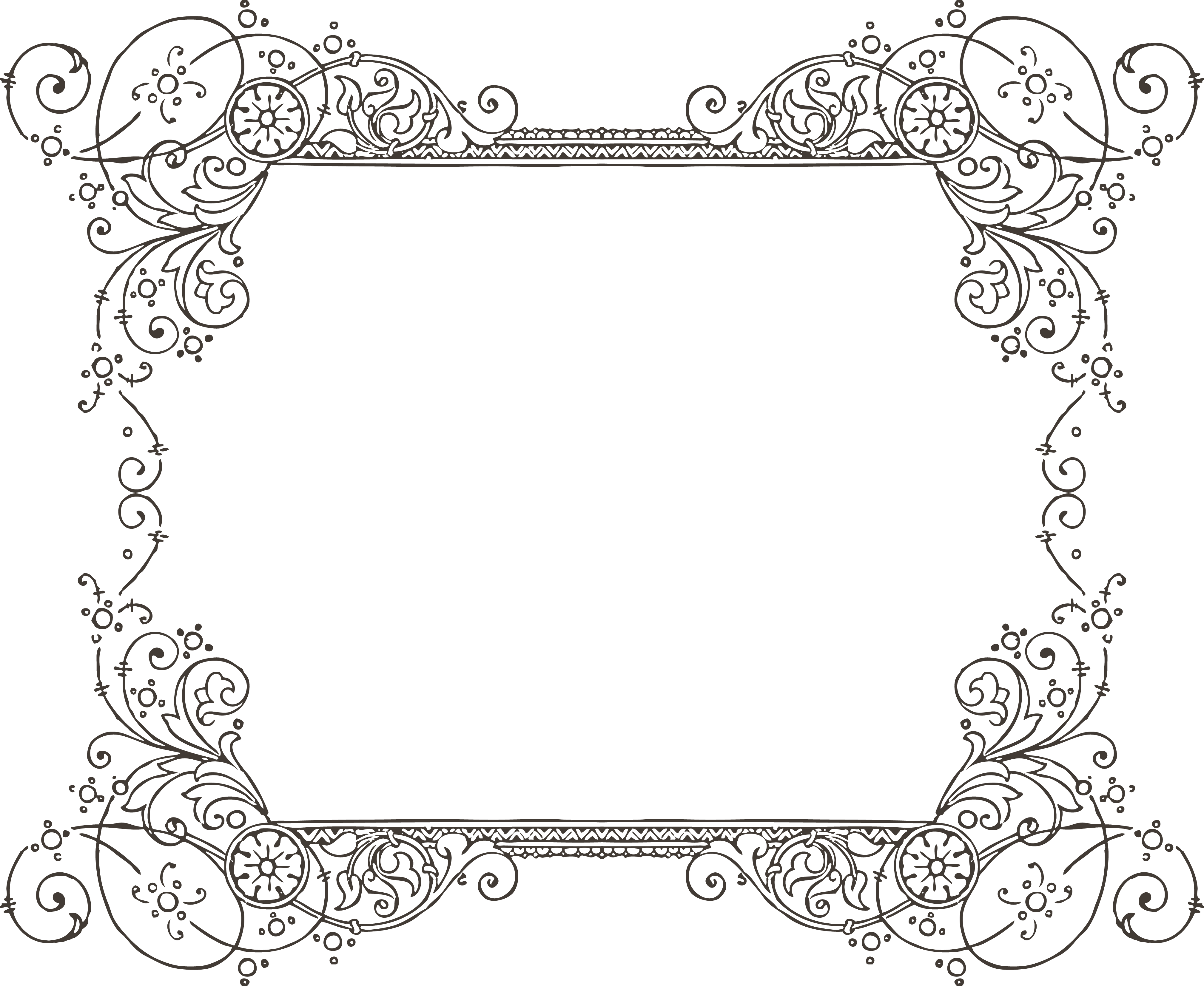Download - Fancy Borders, Transparent background PNG HD thumbnail