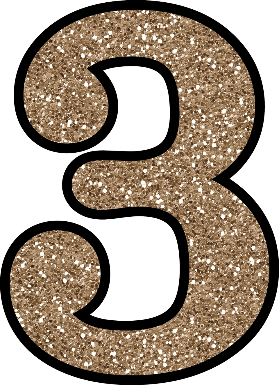 3 Glitter Numbers 0   9 Free Printable Numbers - Fancy Numbers, Transparent background PNG HD thumbnail